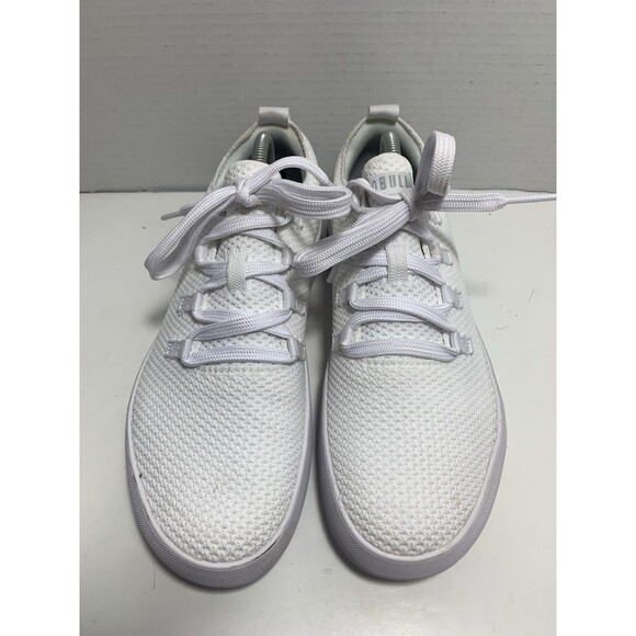 NOBULL White Recs Knit Sneaker Unisex Shoe Size 10.5 Mens / 12 Women’s - Picture 2 of 9